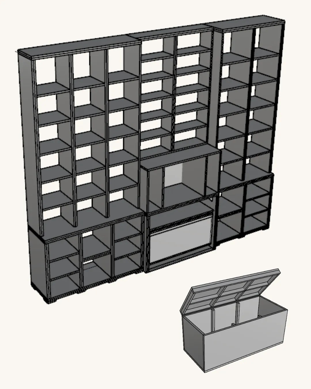 Librero Modular Leo