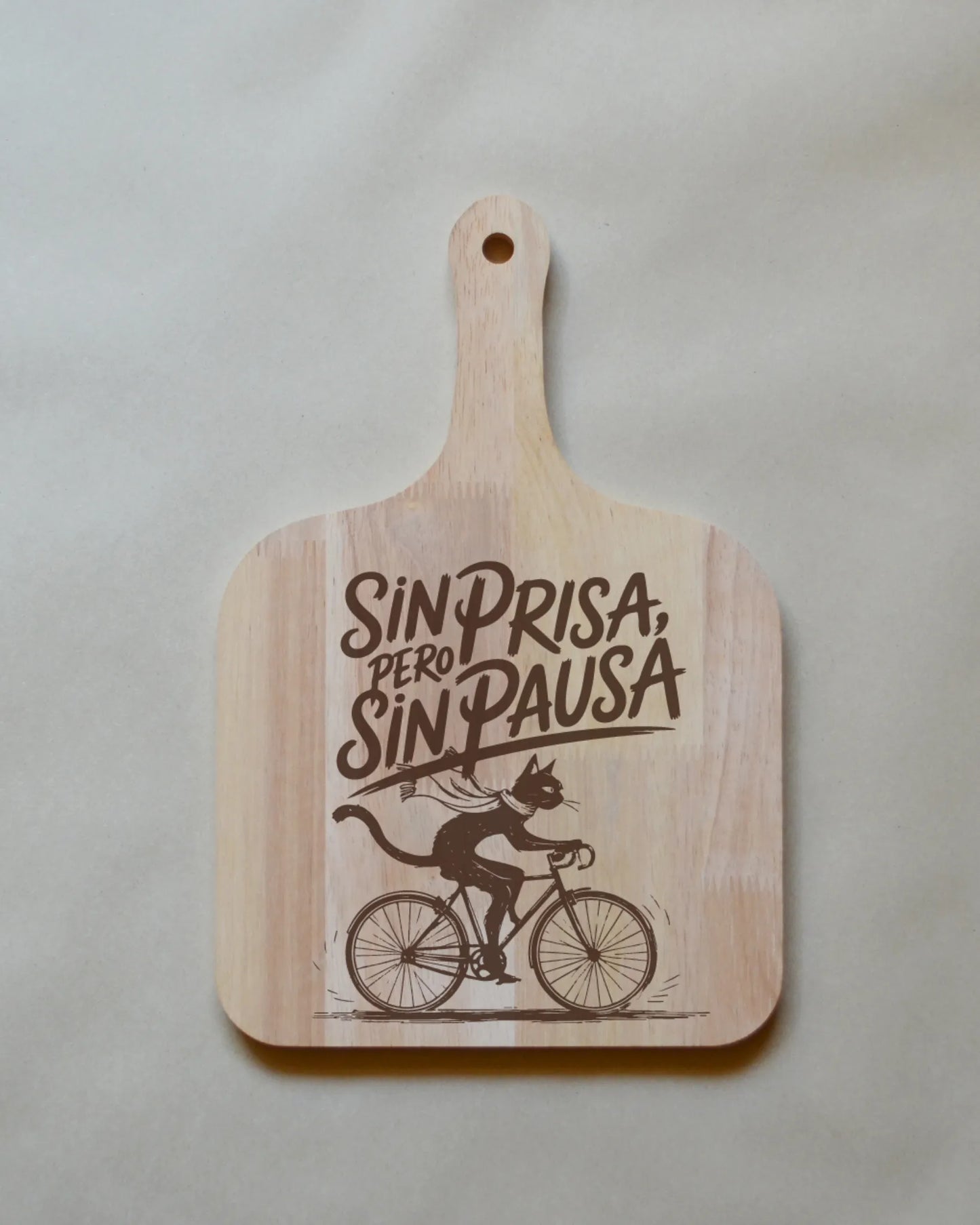 Tabla de madera con frases chilenas Cuadrada