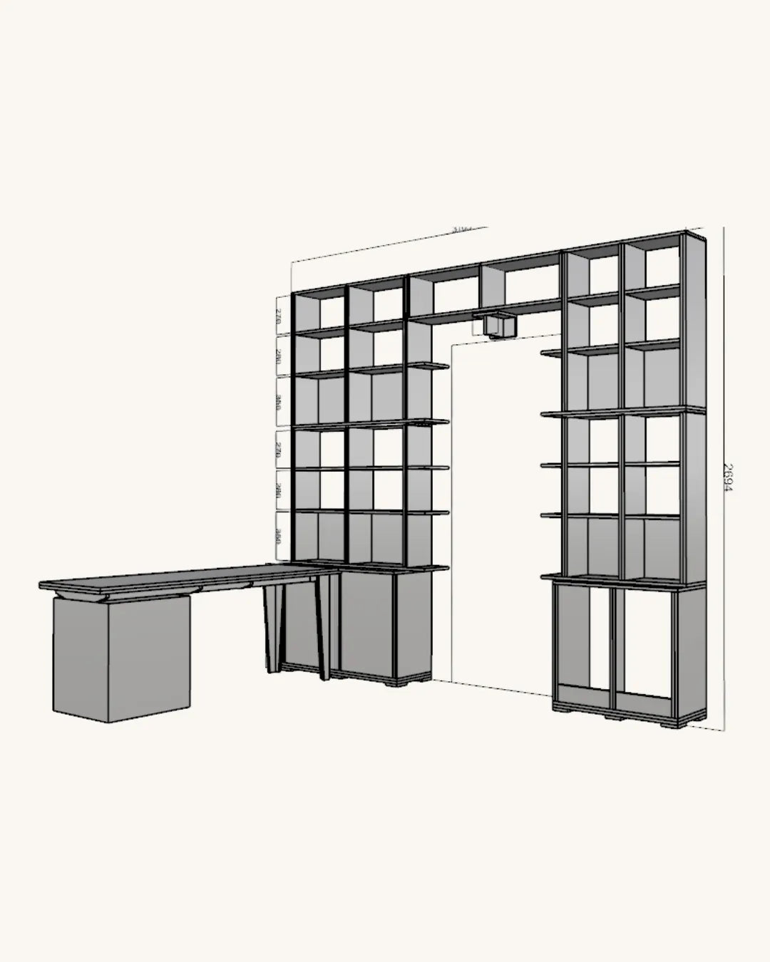 Librero Modular Leo