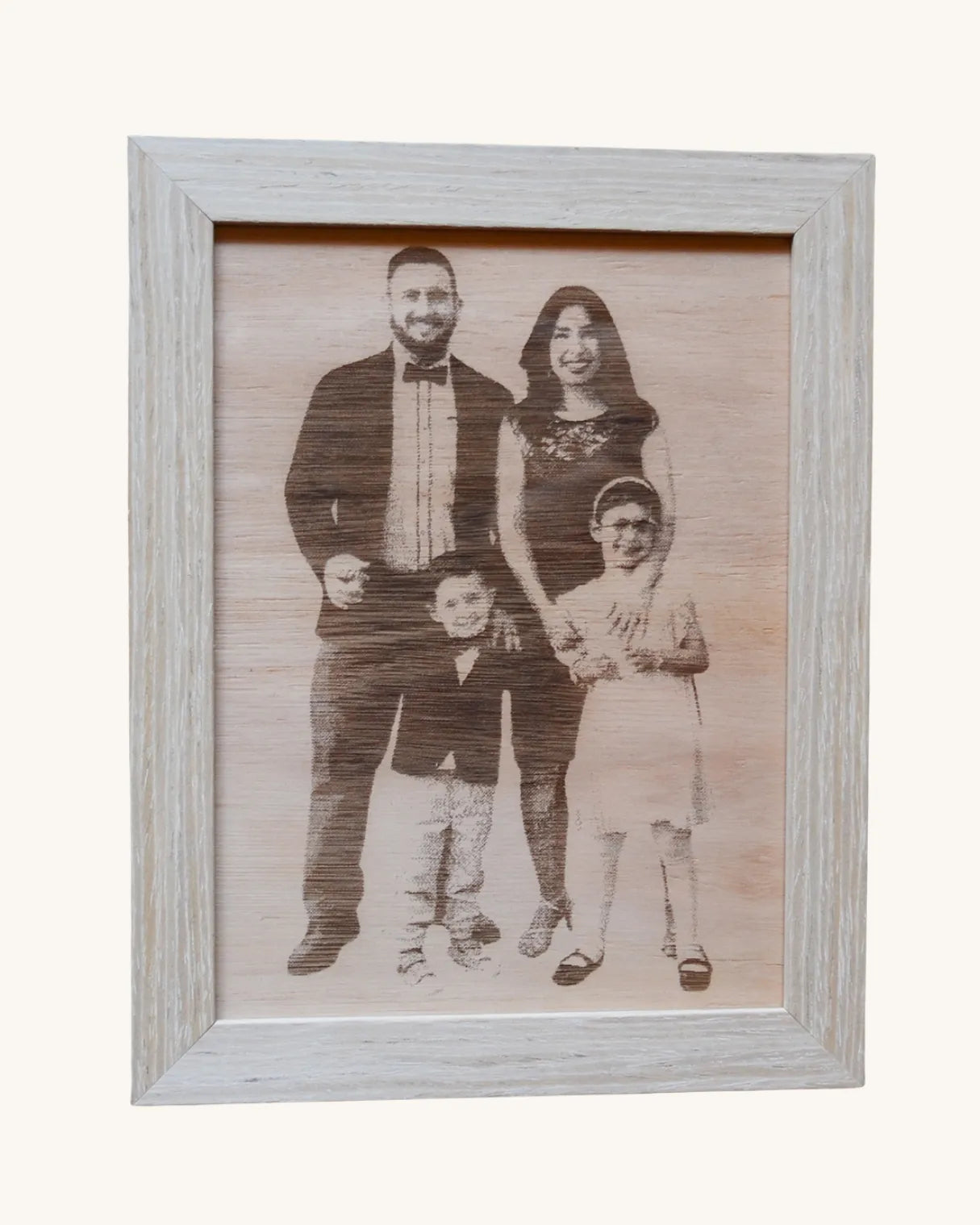 Cuadros grabados en madera – Retratos ilustrados