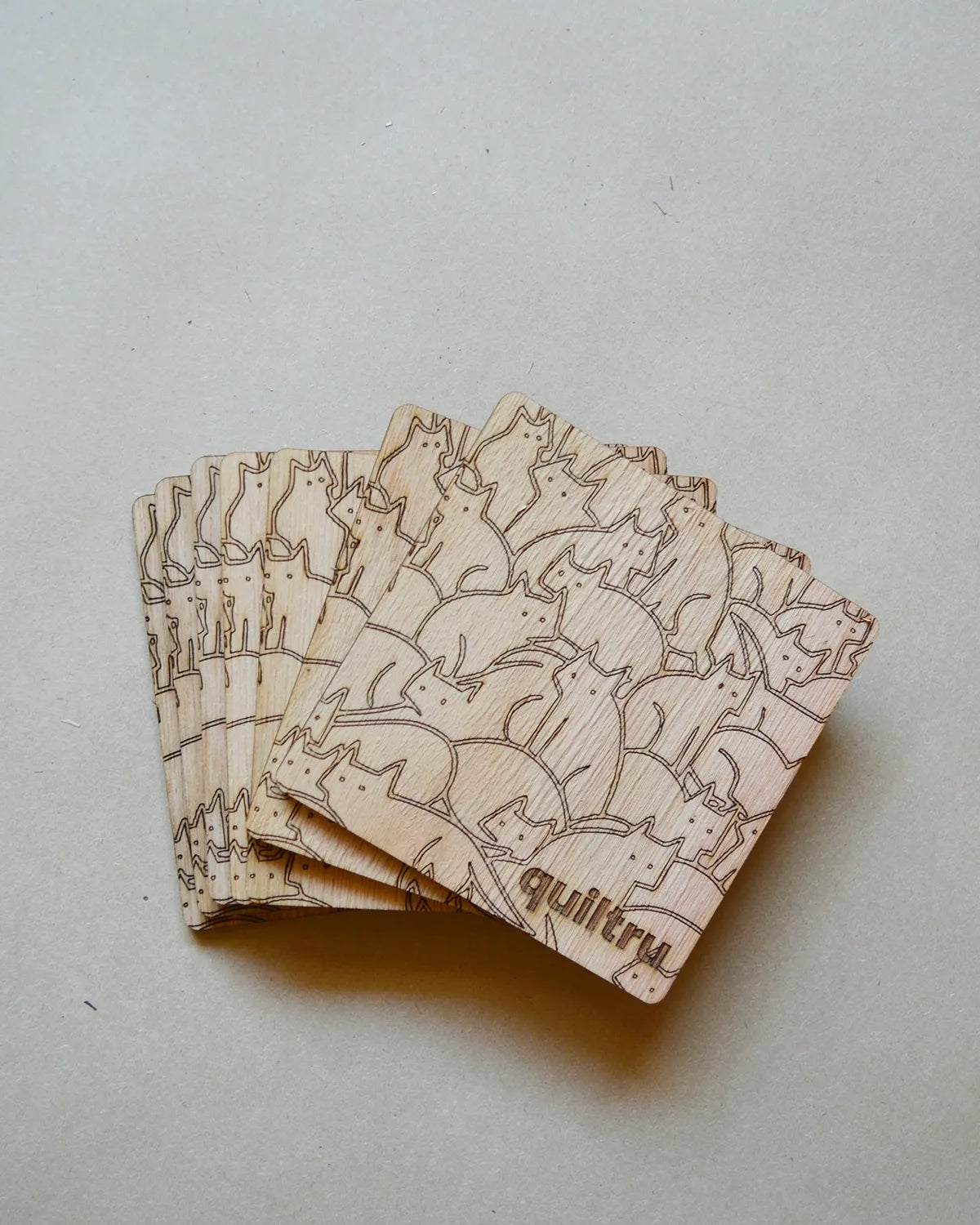 Posavasos madera