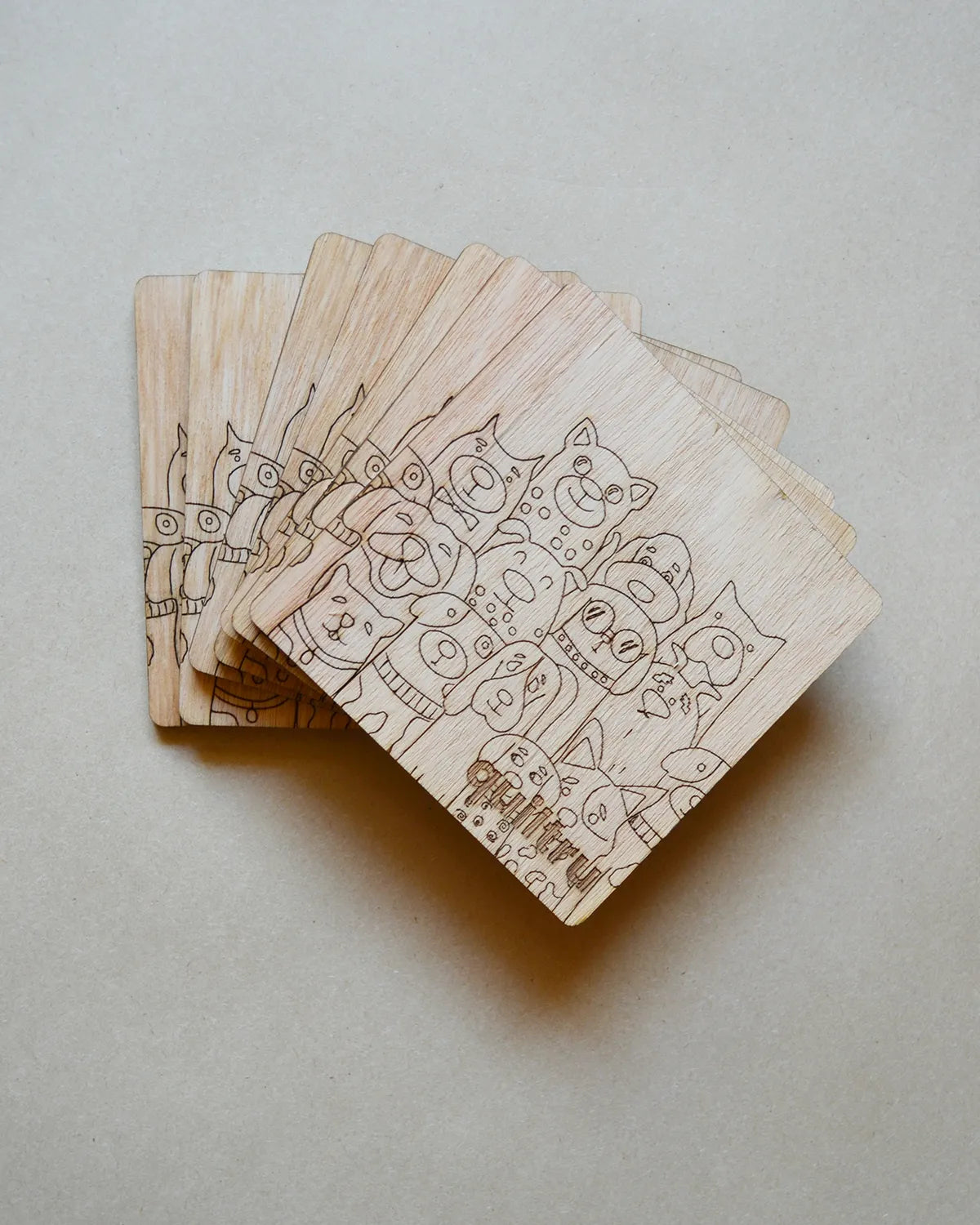 Posavasos madera